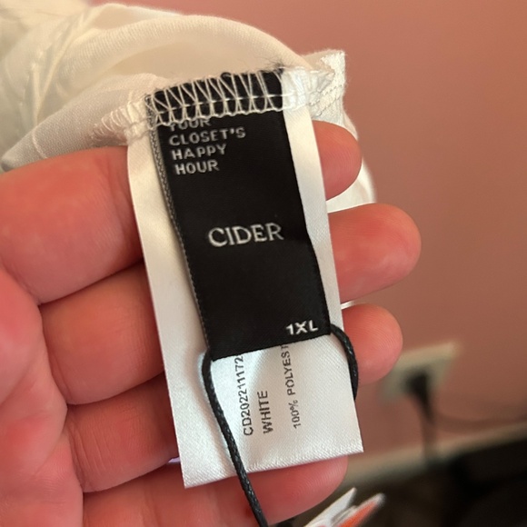 Cider - White Boatneck Frock Dress - Picture 4 of 4